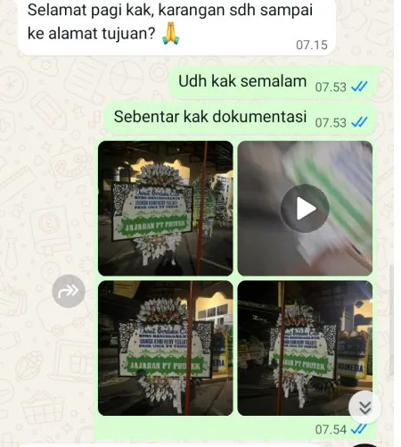 Pengiriman Papan Bunga Selamat Karikil Mangkubumi