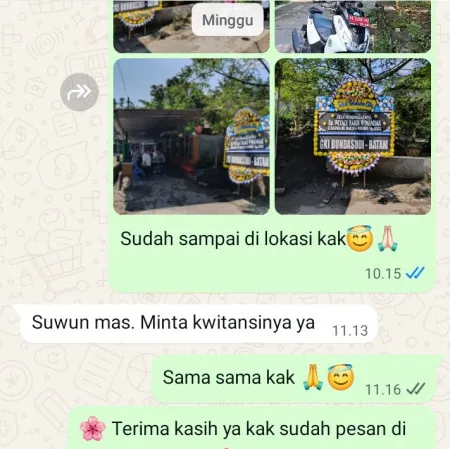 Pengiriman Papan Bunga Duka Karikil Mangkubumi