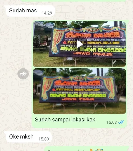 Pengiriman Papan Bunga Karikil Mangkubumi