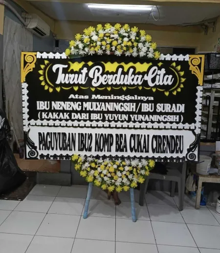Papan Bunga Duka Karikil Mangkubumi